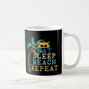 Mug Endroit heureux plage vintage