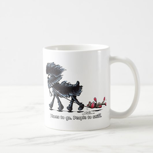 Mug Endroits d'accès Affenpinscher (Droite)