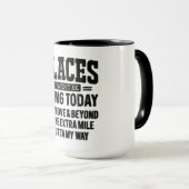 Mug Endroits Drôles Où Je Ne Serai Pas (Devant droit)