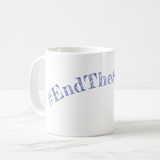 Mug #EndTheStigma Korman Productions chaîne YouTube (Devant gauche)