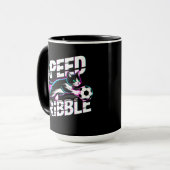 Mug Energetic Speed Dribble Soccer Cat Lovers & Soccer (Devant gauche)