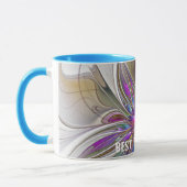 Mug Energie, Abstraite Fleur d'art fractal Meilleure m (Gauche)