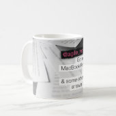 Mug Énergie, brew à la maison et connard (Devant gauche)