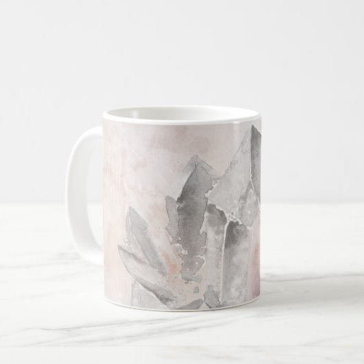 Mug Énergie Chakra de thérapie par les cristaux (Devant gauche)