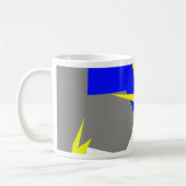 Mug Énergie d'art abstrait (Gauche)