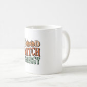 Mug Énergie de bonne sorcière Design vectoriel Hallowe (Devant droit)