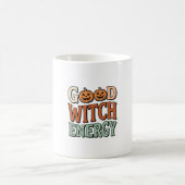 Mug Énergie de bonne sorcière Design vectoriel Hallowe (Centre)
