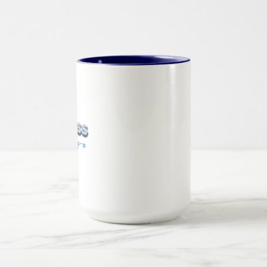 Mug Énergie de déesse (bleu) (Centre)
