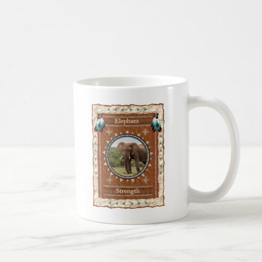Mug Énergie de force de l'éléphant (Droite)