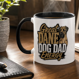 Mug Énergie de papa de Grand Danois 