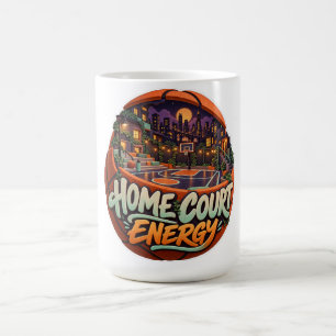 Mug Énergie de terrain de basket-ball de la ville