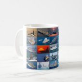 Mug ÉNERGIE MARITIME DES ÉTATS-UNIS - Navires navals a (Devant gauche)
