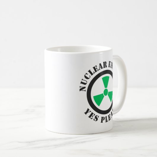 Mug Énergie nucléaire, oui, s'il vous plaît, énergie n (Devant droit)