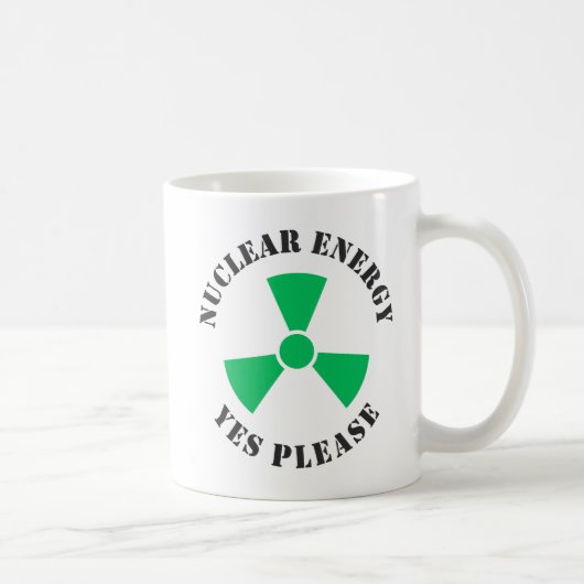 Mug Énergie nucléaire, oui, s'il vous plaît, énergie n (Droite)