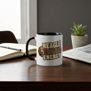 Mug Énergie Papa Chien Beagle