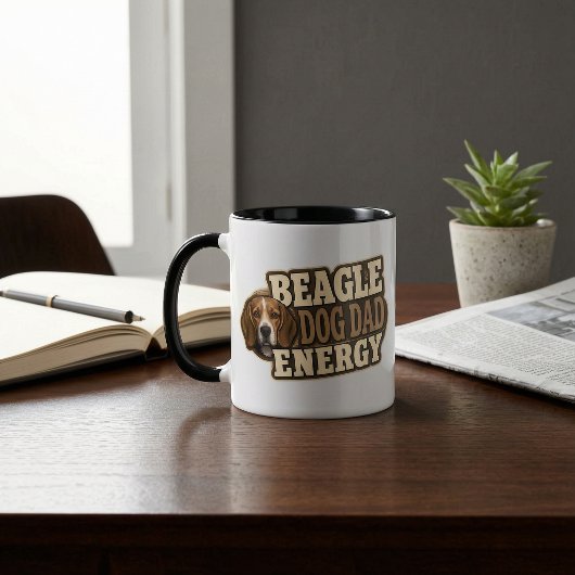 Mug Énergie Papa Chien Beagle