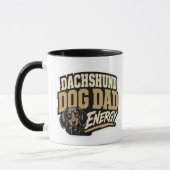 Mug Énergie Papa Chien Teckel (Gauche)