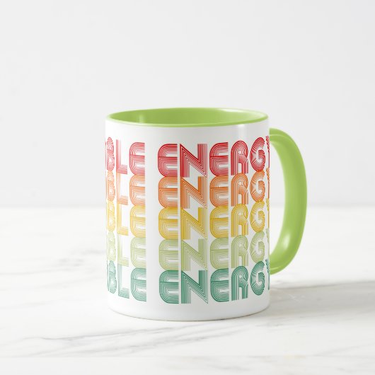 Mug Énergie renouvelable (Devant droit)