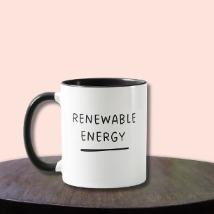 Mug Énergie Renouvelable - Café amusant et écologique