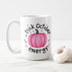Mug Énergie rose octobre, SENSIBILISATION AU CANCER Oc