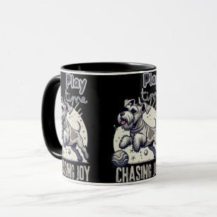 Mug Energie sans limites : Playful Grey Chig's Ball Ch