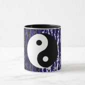 Mug Énergie Zen de Tranquillité Bleue Yin Yang (Centre)
