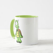 Mug Énergique la tortue (Devant gauche)