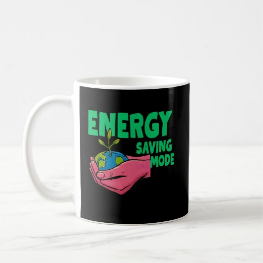 Mug Energy Saving Mode for Calm Mornings and Quiet  (Gauche)