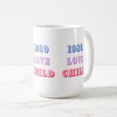 Mug Enfant amoureux 1980 (Devant droit)