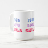 Mug Enfant amoureux 1980 (Devant gauche)