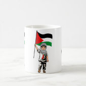 Mug Enfant avec Keffiyeh Palestine Drapeau et olivier (Centre)