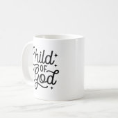 Mug Enfant chrétien de Dieu Bible Verse Custom (Devant gauche)