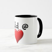 Mug Enfant @ Coeur (Devant droit)