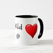 Mug Enfant @ Coeur (Devant droit)