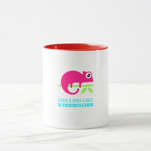 Mug ENFANT COMME UN CHAMILLION BOUGIE colorée (Centre)