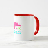 Mug ENFANT COMME UN CHAMILLION BOUGIE colorée (Devant droit)