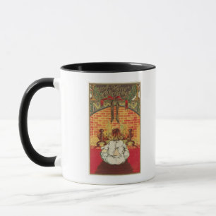 Mug Enfant devant la cheminée