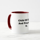 Mug Enfant d'un DIEU, et fier de lui (Devant gauche)