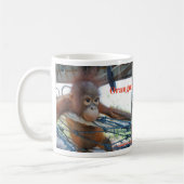Mug Enfant en bas âge Doris d'orang-outan (Gauche)