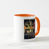 Mug Enfant en bas âge et oranges (Devant droit)