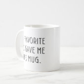 Mug Enfant favori (Devant gauche)