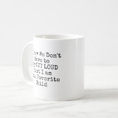 Mug Enfant favori (Devant gauche)