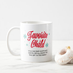 Mug Enfant favori Je suis le cadeau Amusant Famille No