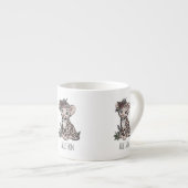 Mug Enfant Fille Léopard Mignon (Devant droit)
