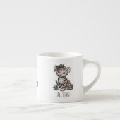 Mug Enfant Fille Léopard Mignon (Droite)