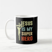 Mug Enfant Jésus Est Mon Superhéros Chrétien Dieu Fils (Gauche)