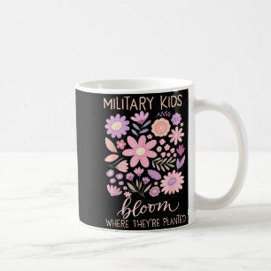 Mug Enfant Militaire Pissenlit Fleurir Où Planté Viole