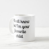 Mug Enfant préféré (Devant gauche)