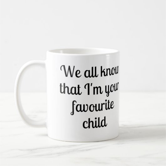 Mug Enfant préféré (Gauche)
