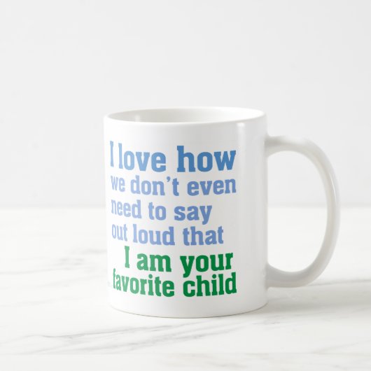 Mug Enfant préféré (Droite)
